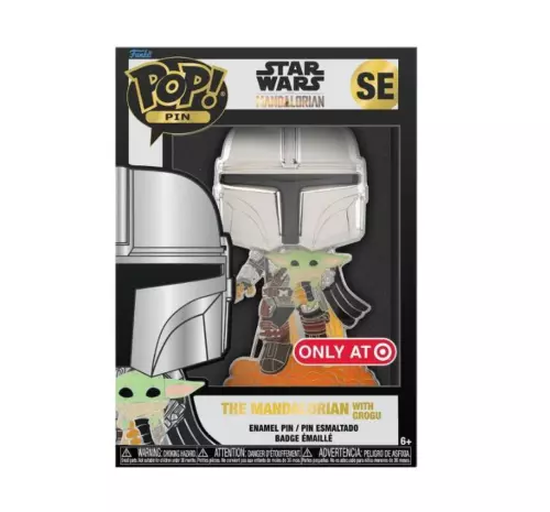 Funko POP! Pins: Star Wars The Mandalorian "The Mandalorian with Grogu"