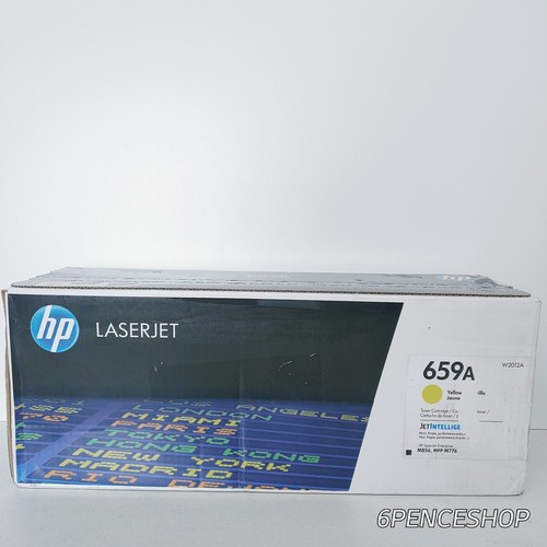 New *Imperfect Box* HP 659A Yellow Toner Cartridge W2012A 192545711012 ...
