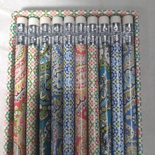 Vera Bradley Pencils Set of 10 Paper Wrapped Take Note Collection Retired