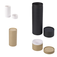 Tube Gift boxes - Small - Medium - Wine Bottle Box - Tub - Black | White | Kraft