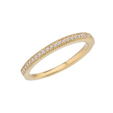 Elegant Diamond Wedding Band in Gold Available in Yellow/Rose/White Gold 