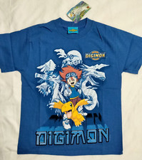 1999 DIGIMON Shirt NEW With Tag KIDS YOUTH MEDIUM Tai Kamiya  Agumon VINTAGE