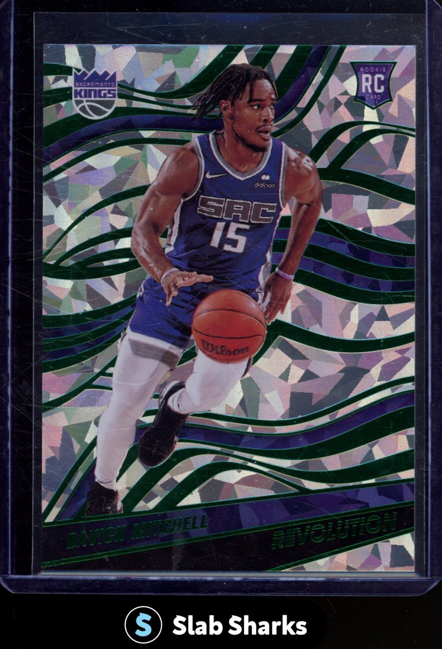 2021 PANINI REVOLUTION #135 DAVION MITCHELL NEW YEAR PRIZM ROOKIE /88