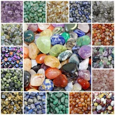 5 Pack Tumbled Stone Lots: Choose Type (Premium Quality 'A' Grade Stones)