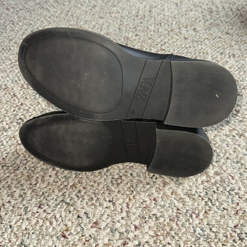 ZARA Men’s Chelsea Boots in Black Size 40 - Picture 9 of 11