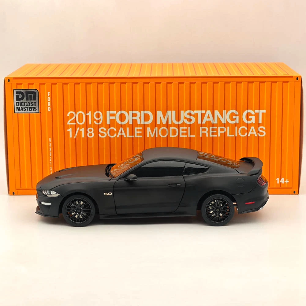 DM 1：18 Scale Model Replicas Ford Mustang GT 2019 Matte