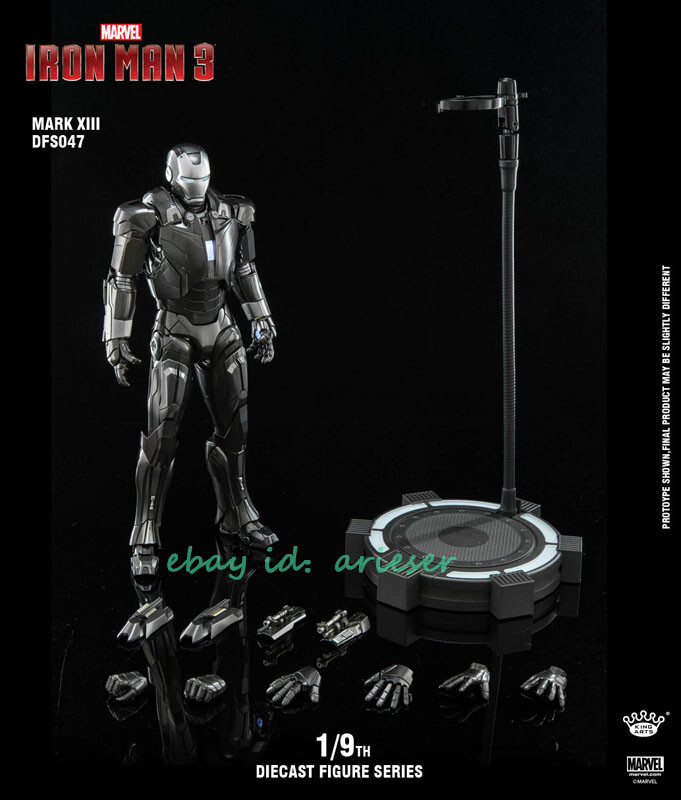 King Arts 1/9 DFS047 Alloy Movable Iron Man Mark 13 Alloy