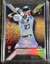 2016 Topps Triple Threads Onyx Trevor Story #18/50 Rookie RC Gold Base