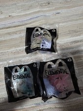 Mcdonald's Happy Meal Toys Elemental Disney 6, 7, 8