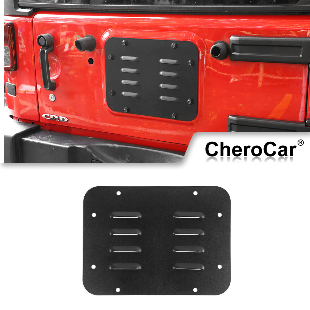 Spare Tire Carrier Delete Plate - Rock's 4x4 - Foto 7