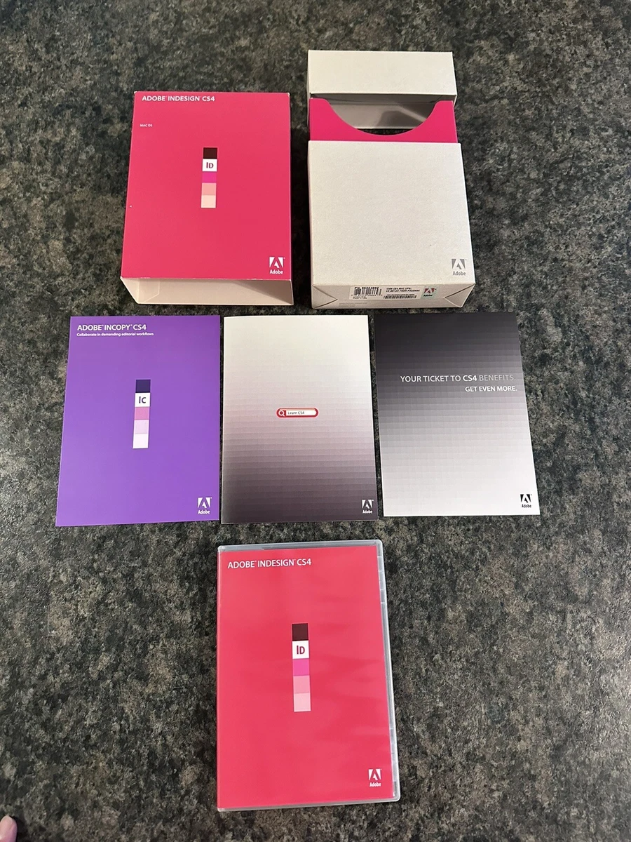 Adobe InDesign CS4 Software products for sale | eBay