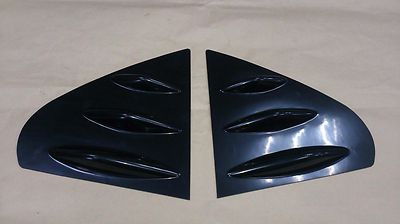 Window Deflector Side Cover Fins for MITSUBISHI Lancer Fortis 08-16 Unpainted