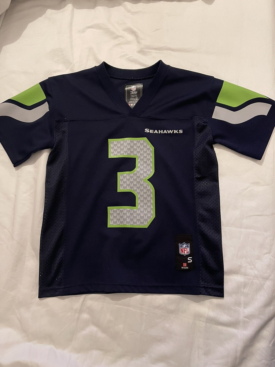 NFL Youth Small (8) Seahawks Russell Wilson Jersey, Blue | eBay