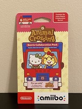 Nintendo Amiibo Animal Crossing Sanrio Collab Pack 6 Cards Hello Kitty