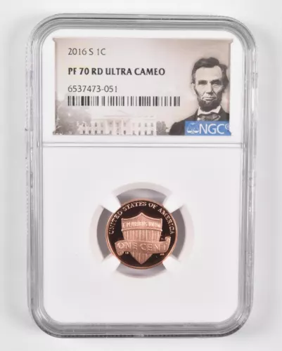 2016-S PF70 RD UCam Lincoln Cent Union Shield NGC Special Lbl