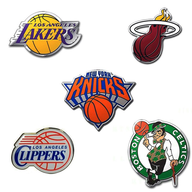 Brand New NBA Aluminum 3D Sticker Decal Emblem Car Truck SUV Made in