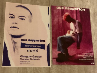 GUS DAPPERTON Concert posters - Collection x2 UK tour live music Gig memorabilia