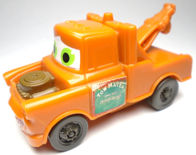 2006 DISNEY PIXAR CARS KELLOGG'S TOW MATER BROWN 2 3/4