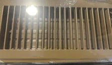 Hartford Ventilation Floor Register 4” x 10” - Contemporary Steel, 4 Pack