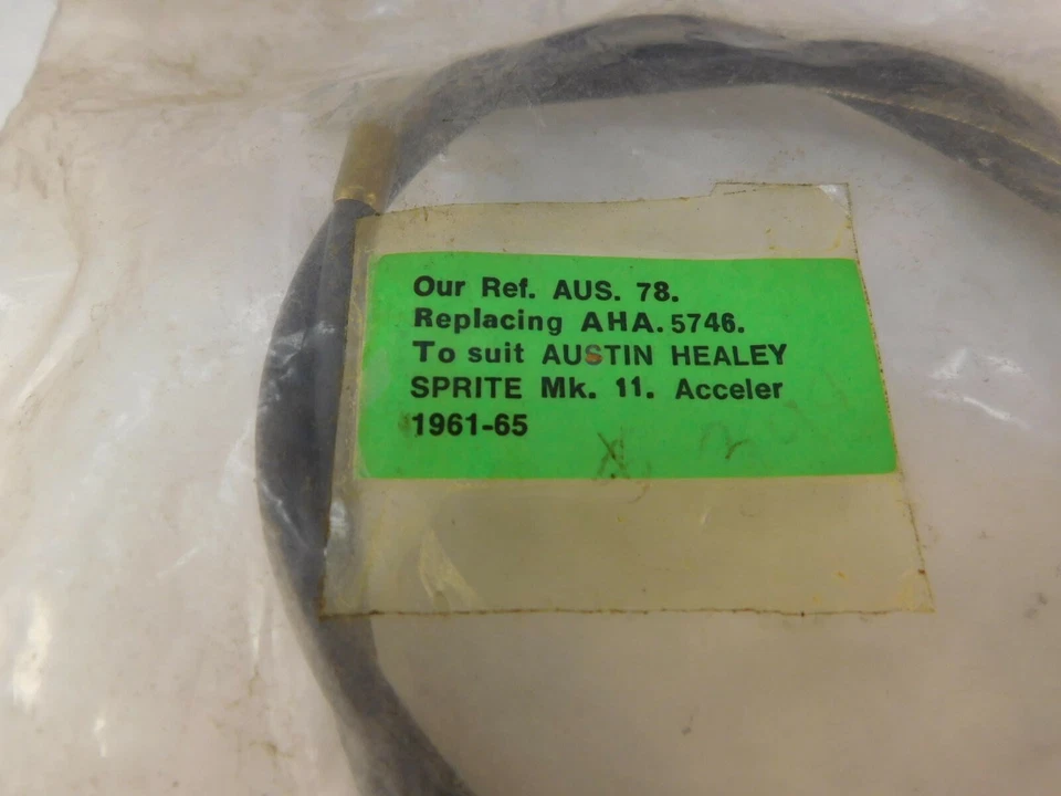Austin Healey Sprite MG Midget Accelerator Cable for AHA5746 NORS 1961-1965 - Image 4 of 4