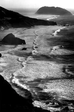 Ansel Adams The Ocean Print Canvas Wall Art Home Decor - POSTER 20x30