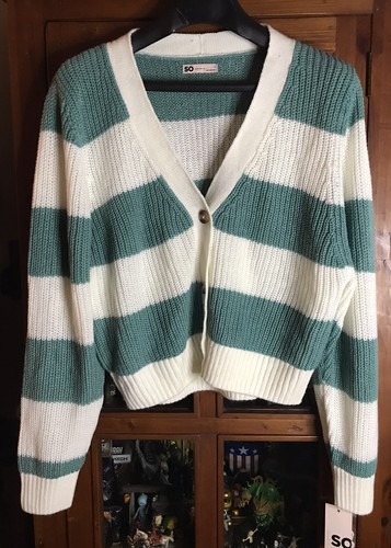 SONOMA Women's Long Sleeve Cropped Cardigan Sweater Size Large - Picture 1 of 7