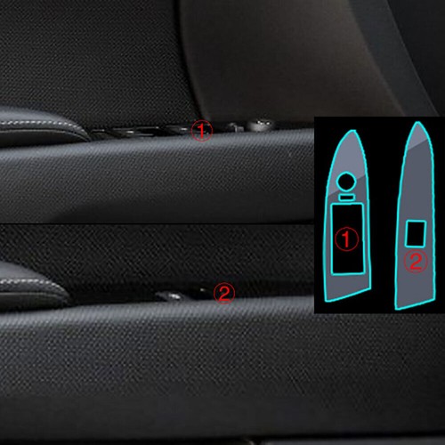 Película de protección de pintura transparente precortada para prevenir arañazos interiores para Cadillac XTS 13+ - Imagen 5 de 11