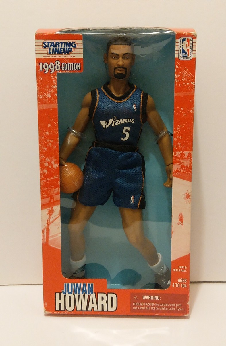 1998 STARTING LINEUP. WASHINGTON WIZARDS JUWAN HOWARD 11.5