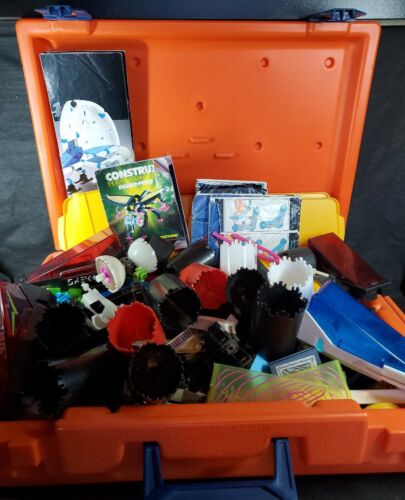 . HUGE Vintage 80’s Huge Lot Fisher-Price CONSTRUX Building Toys Bug Space Loose - Foto 1 di 10