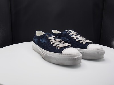 GIVENCHY City Low Jacquard Distressed Sneaker Men's size 10 US Retail $750