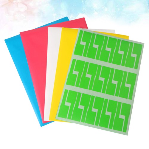 15 Pcs Netzwerkkabel -Etikettaufkleber Kreative P-form-etiketten