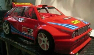 DELTA PLASTIK 0109 - CARROZZERIA BODY RC SCALA 1/8 LANCIA HF INTEGRALE MARTINI RACING