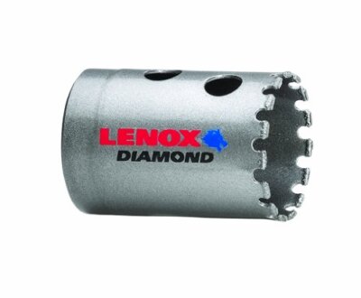 Lenox 1-3/8" Diamond Grit Hole Saw – 34.5mm, For Tile, Glass, Ceramic, And Masonry – Model 1211722DGHS