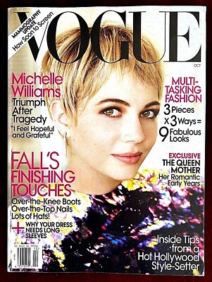 Vogue Magazine ~ October 2009 ~ Michelle Williams Testino Jud Law