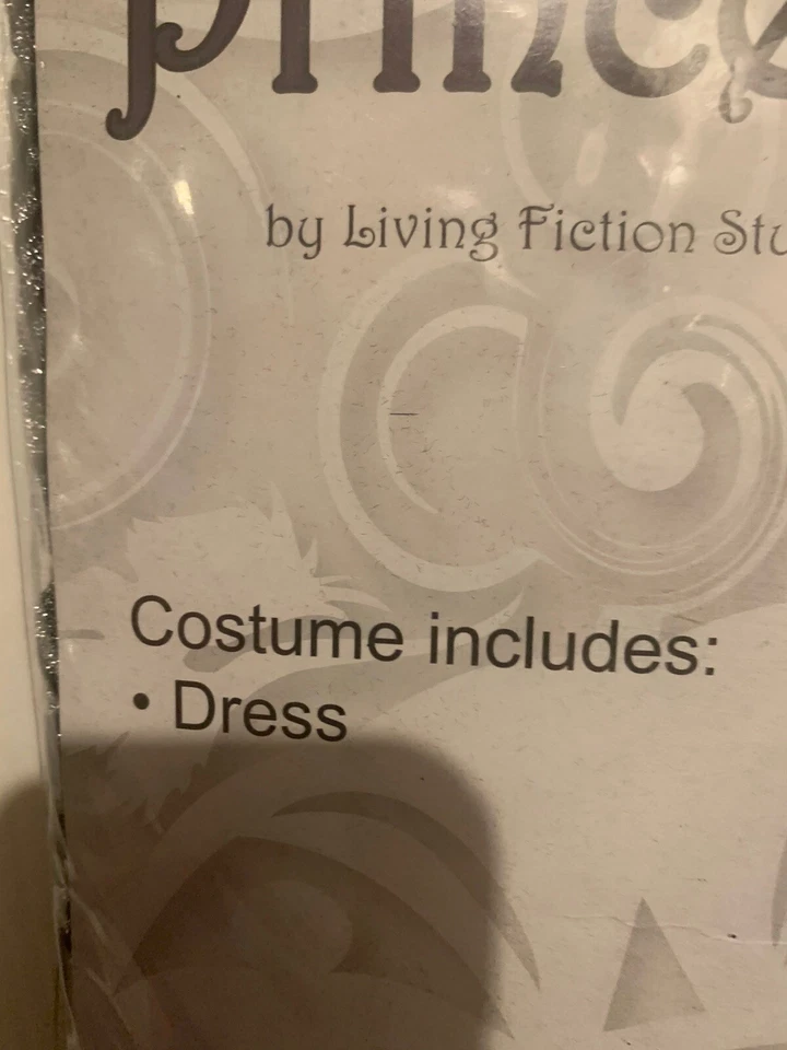 Novo Fantasia de Princesa Caixão Aranha Criança Tamanho Grande 12-14 Vestido de Ficção Vivo - Imagem 3 de 4