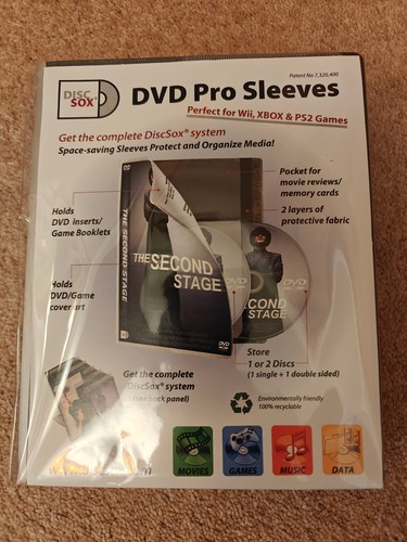 DiscSox DVD Pro - 25 Sleeve Pack (New & Sealed) (International Shipping) - Afbeelding 1 van 6
