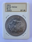 1882-S MS Morgan Silver Dollar $1 US Mint in Rare Hannes Tulving Holder