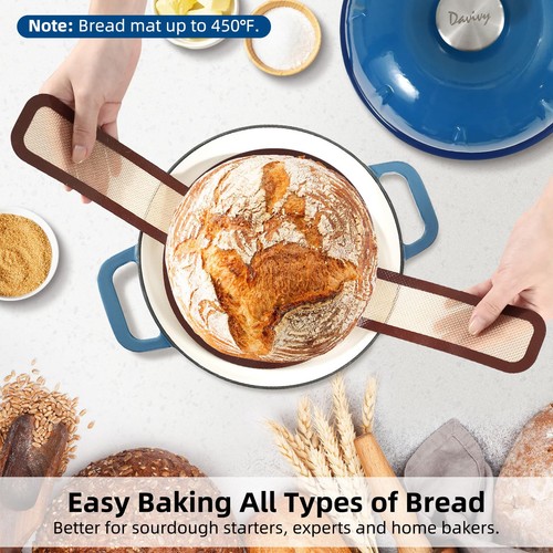 10" Cast Iron Bread Oven with Cloche Lid, Non-stick Cast Iron Sourdough Bakin... - Picture 2 of 9