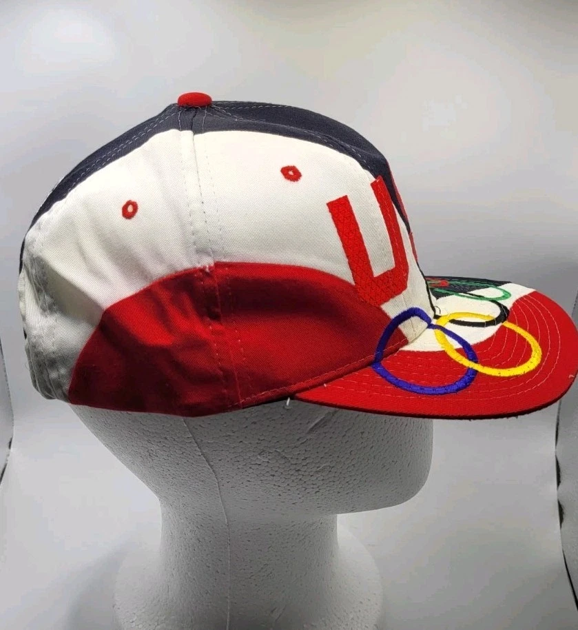 Gorra SOMBRERO Snapback Vintage Starter X 1996 96 Juegos Olímpicos EE. UU. ANILLOS de colección años 90 Foto 3 de 4