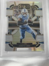 2023 Select Jahmyr Gibbs Detroit Lions Dye Cut Silver Graded PSA 9