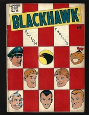 Blackhawk #11 FN Crandall Ward Blackhawk Andre Olaf Chop-Chop Chuck Tiger Lady