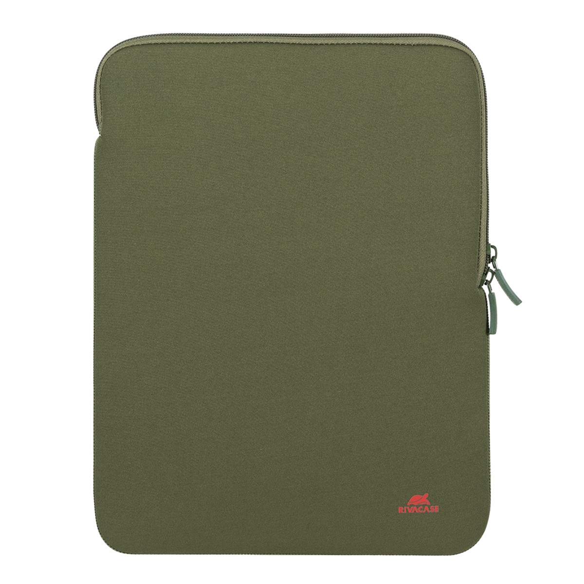 Housse MacBook Air verticale Rivacase kaki anti rayure pour sac a dos