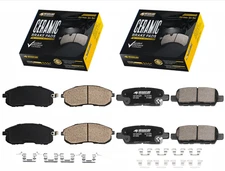 For Nissan Altima 2007 - 2010 2011 2012 2013 Front & Rear Ceramic Brake Pads Set