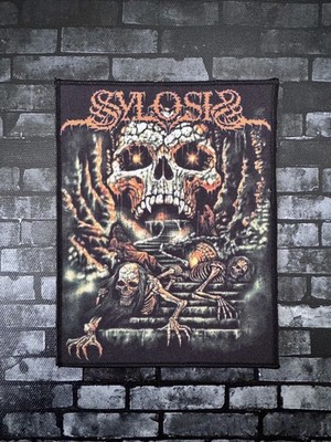 SMALL SEW ON PRINTED PATCH FOR BATTLE JACKET VEST ~ 10.5 x 13.5cm ~ SYLOSIS