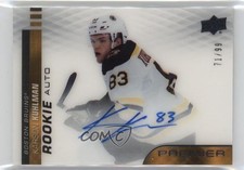 2019-20 Premier Acetate Rookie Horizontal Autos 71/99 Karson Kuhlman Auto 0k70
