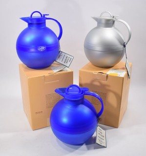 3x ALFI ISOLIERKANNE Modell EASY KUGEL Kaffeekanne Set Konvolut 3L Gastro