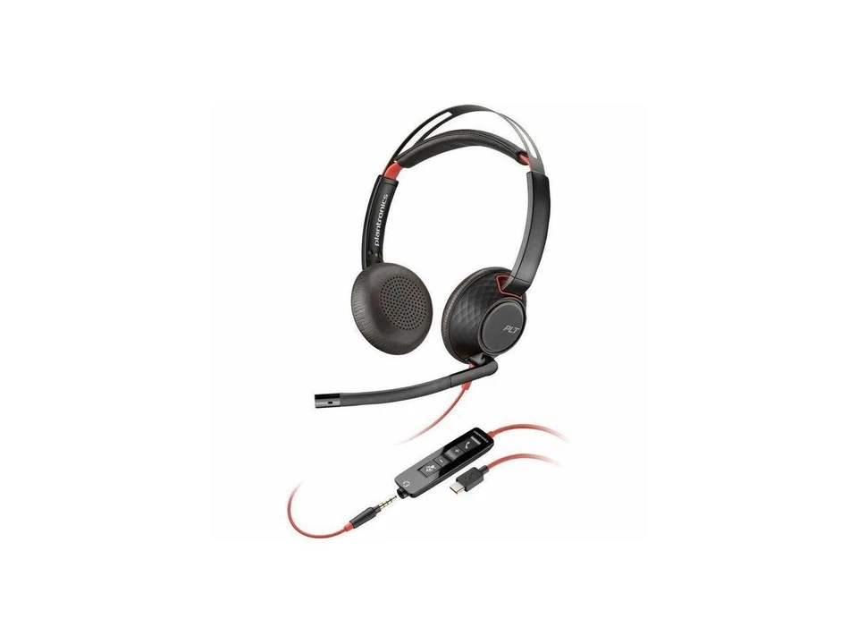 Poly Blackwire C5220 Headset - Stereo - USB Type C, Mini-phone (3.5mm) - Wired - - Image 3 of 4