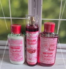 Bath and body works mrs claus cocktail shower gel body lotion fragrance mist