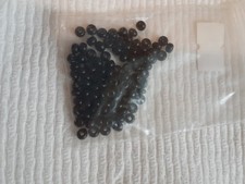 BLACK GLASS SEED BEADS - 1/2 OUNCE PACKAGE - 6/0 SEED/EBEADS