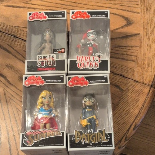 Funko Rock Candy DC Universe GameStop Exclusive Enchantress Harley Quinn Superg…